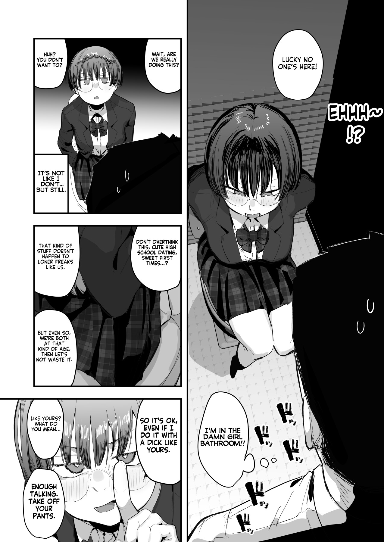 Hentai Manga Comic-My best friend was into the "cock-sniffing doujin" that I love! And now we're pervy sex friends!-Chapter 1-9